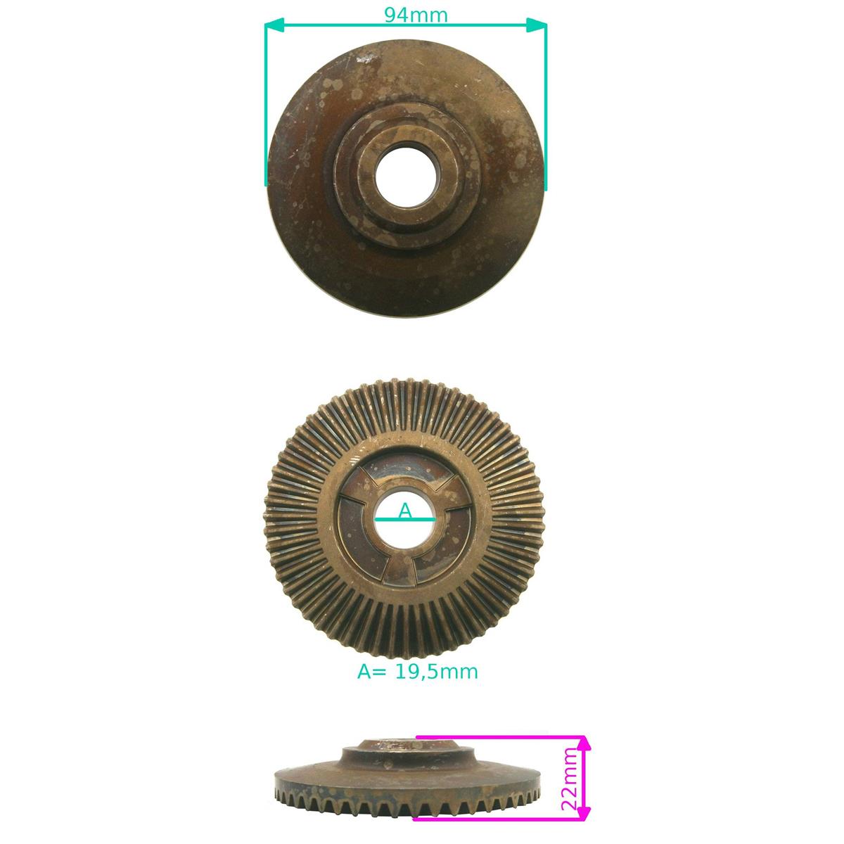 ND MTD Ozubené koleso 55zub, 717-04537 (57d)