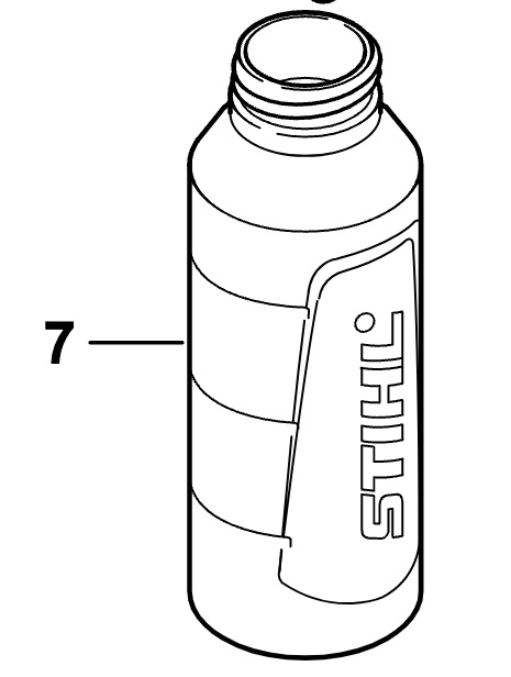 ND STIHL Náhradná fľaša pre napeňovač, RE 143, RE 170, RE 150, 4910 507 0100