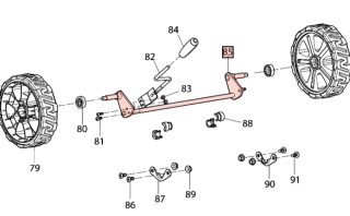 ND MAKITA / DOLMAR Oska zadná ELM4110, EM41, PLM4120, PLM4120N, PM411C, 671001423